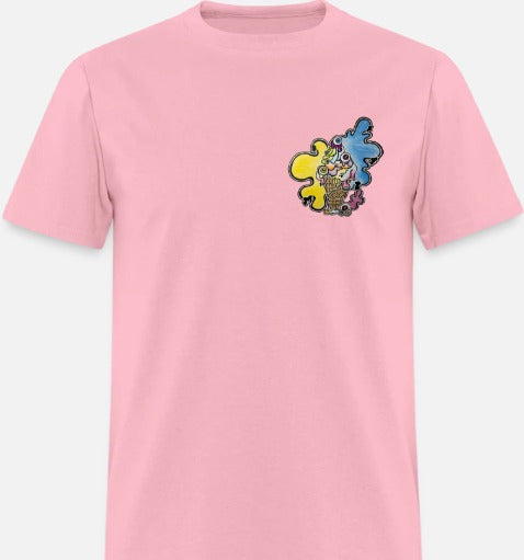 T-shirt cornet avec design