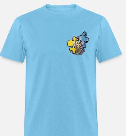 T-shirt cornet avec design
