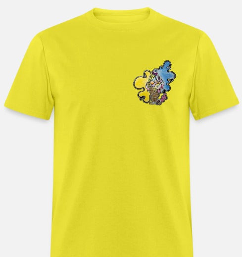 T-shirt cornet avec design
