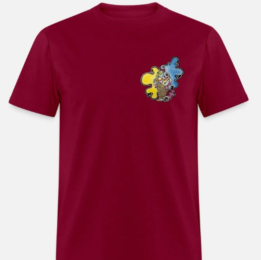 T-shirt cornet avec design