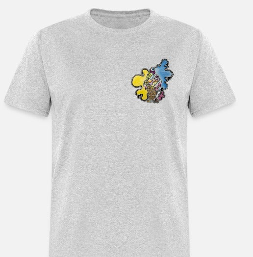 T-shirt cornet avec design
