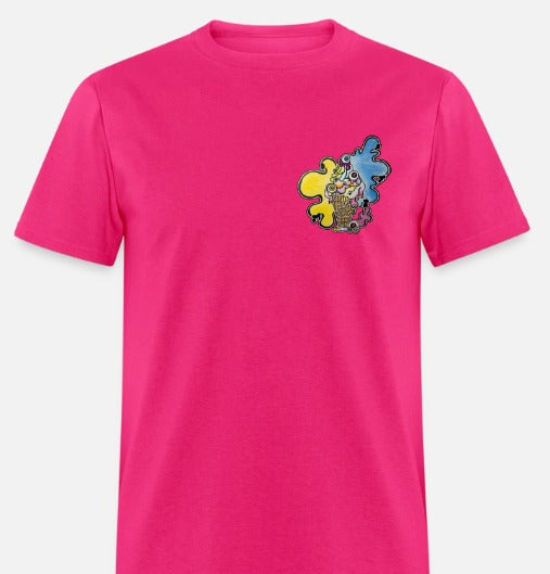 T-shirt cornet avec design