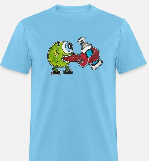 T-shirt monstre oeil vert
