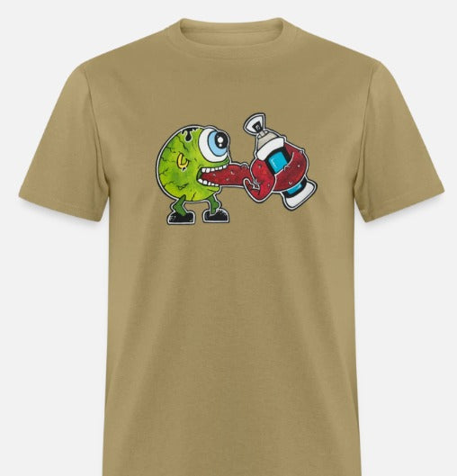 T-shirt monstre oeil vert