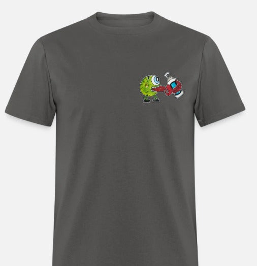 T-shirt enfant monstre oeil vert