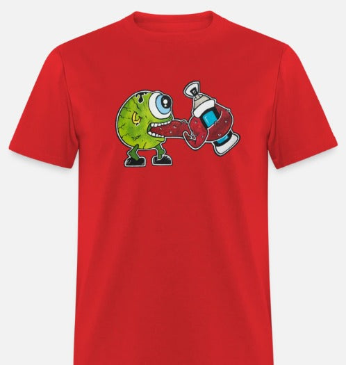 T-shirt monstre oeil vert