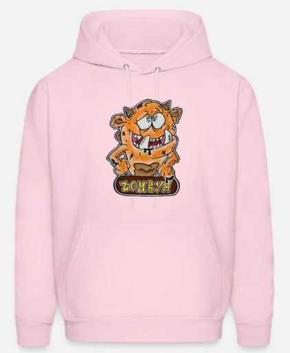 Hoodies Monstre orange