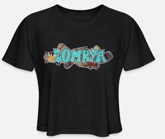 Crop top Zombya design skate