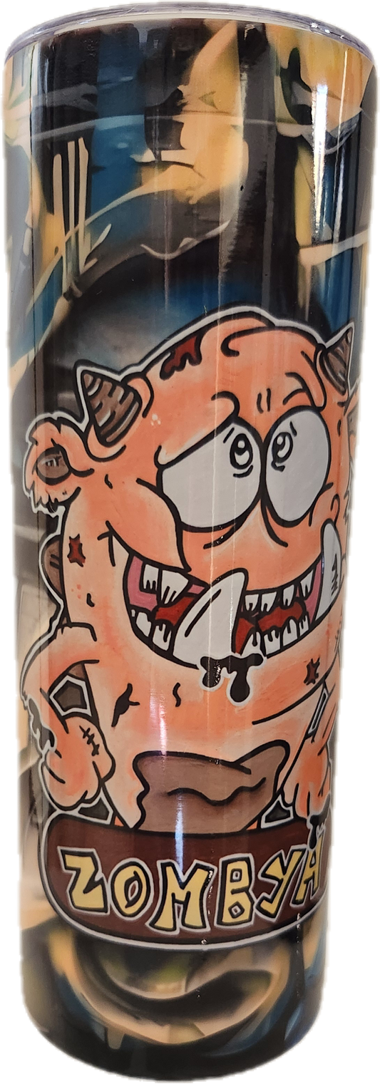 Thermos monstre orange