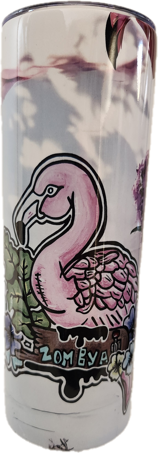 Thermos flamant rose