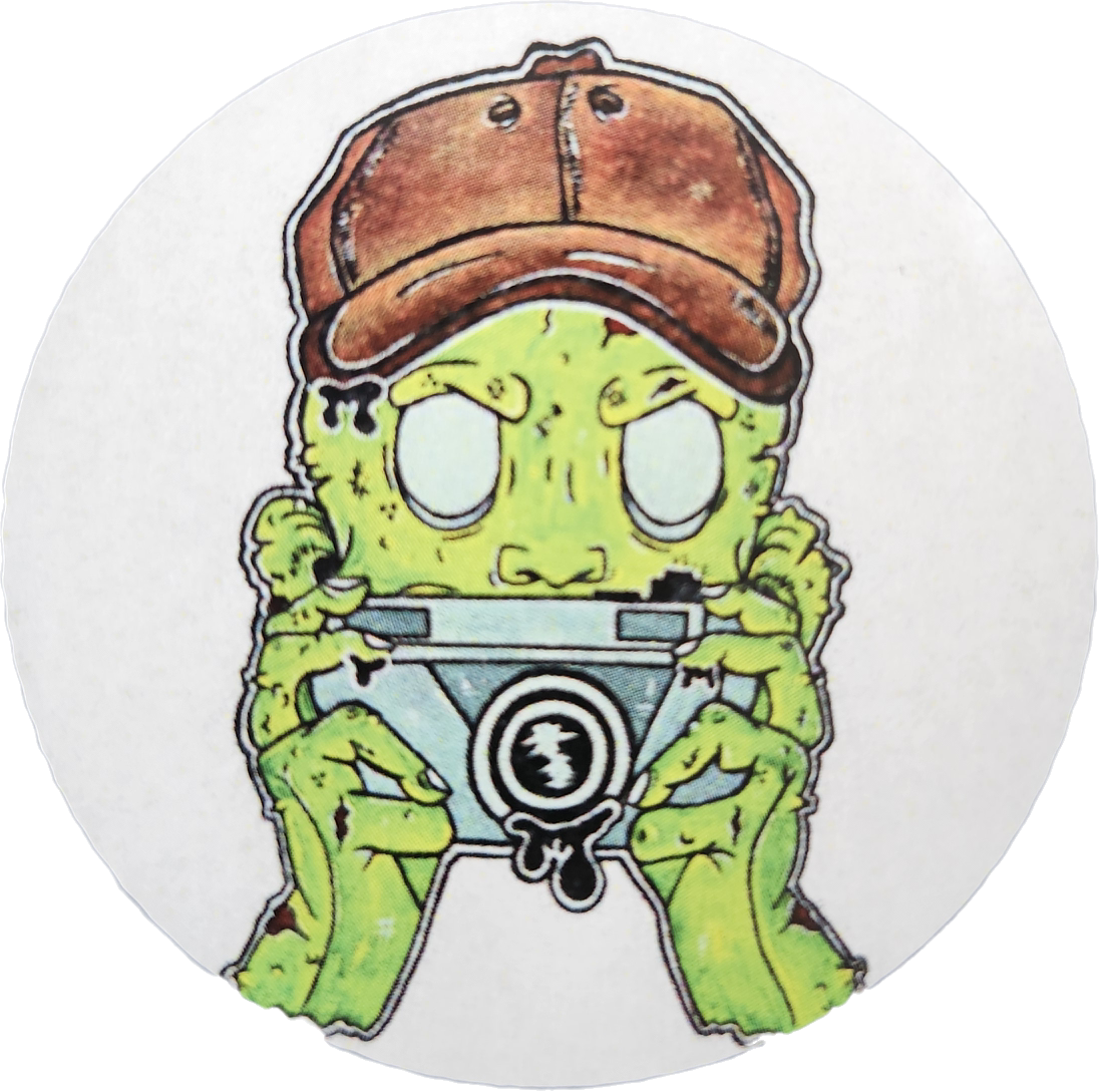 Autocollant zombie photographe