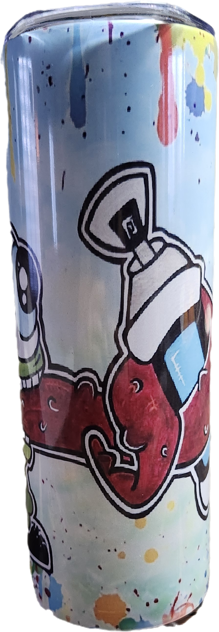 Thermos monstre oeil vert