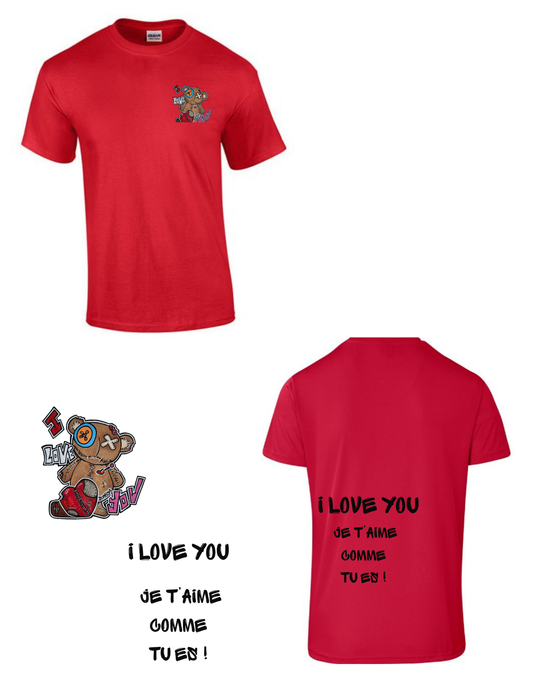 Gamme positive T-shirt I love you