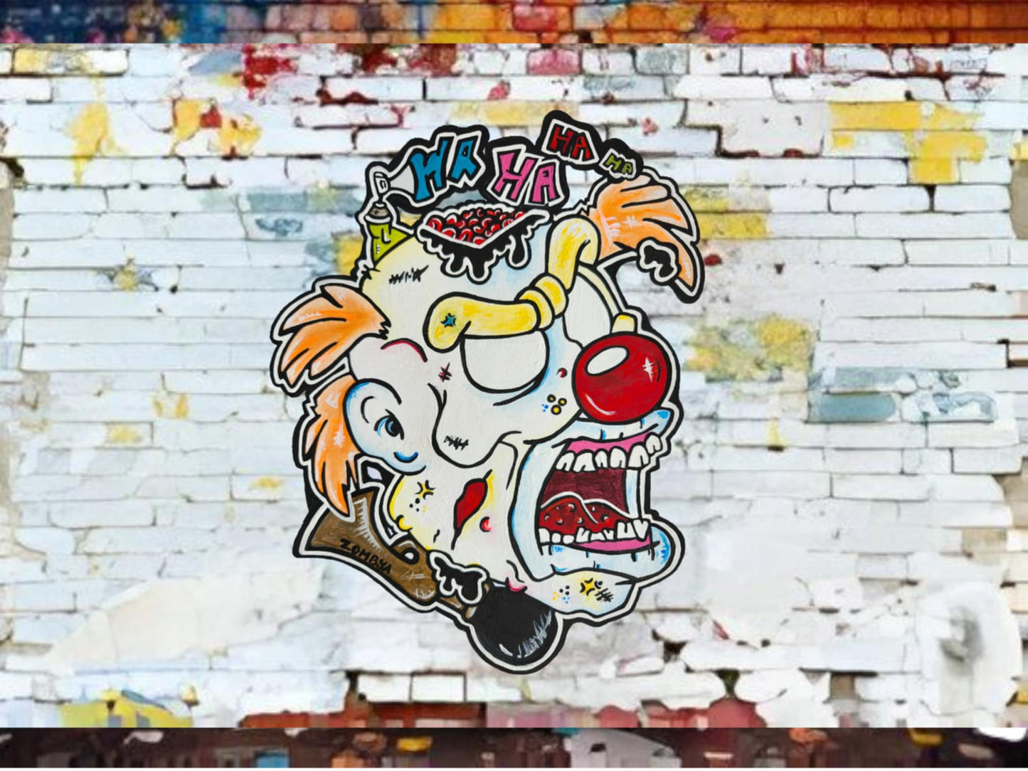 Thermos zombie clown