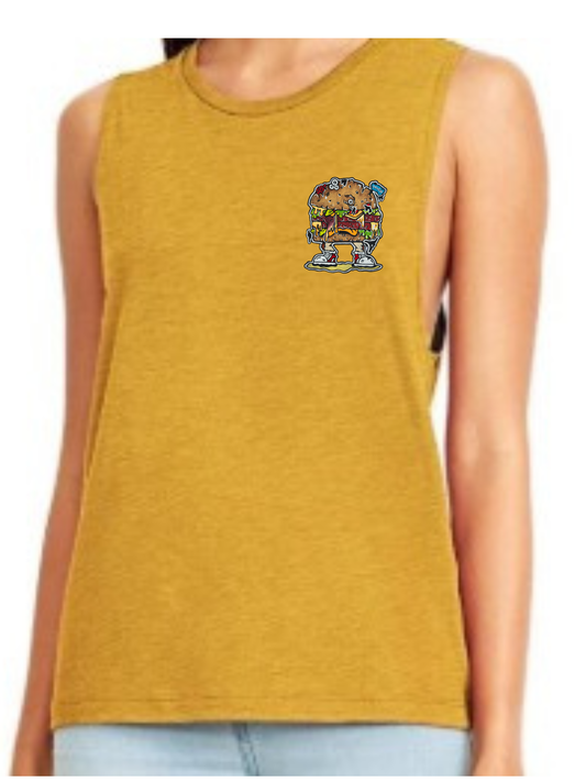 Camisole femme festival muscle Hamburger