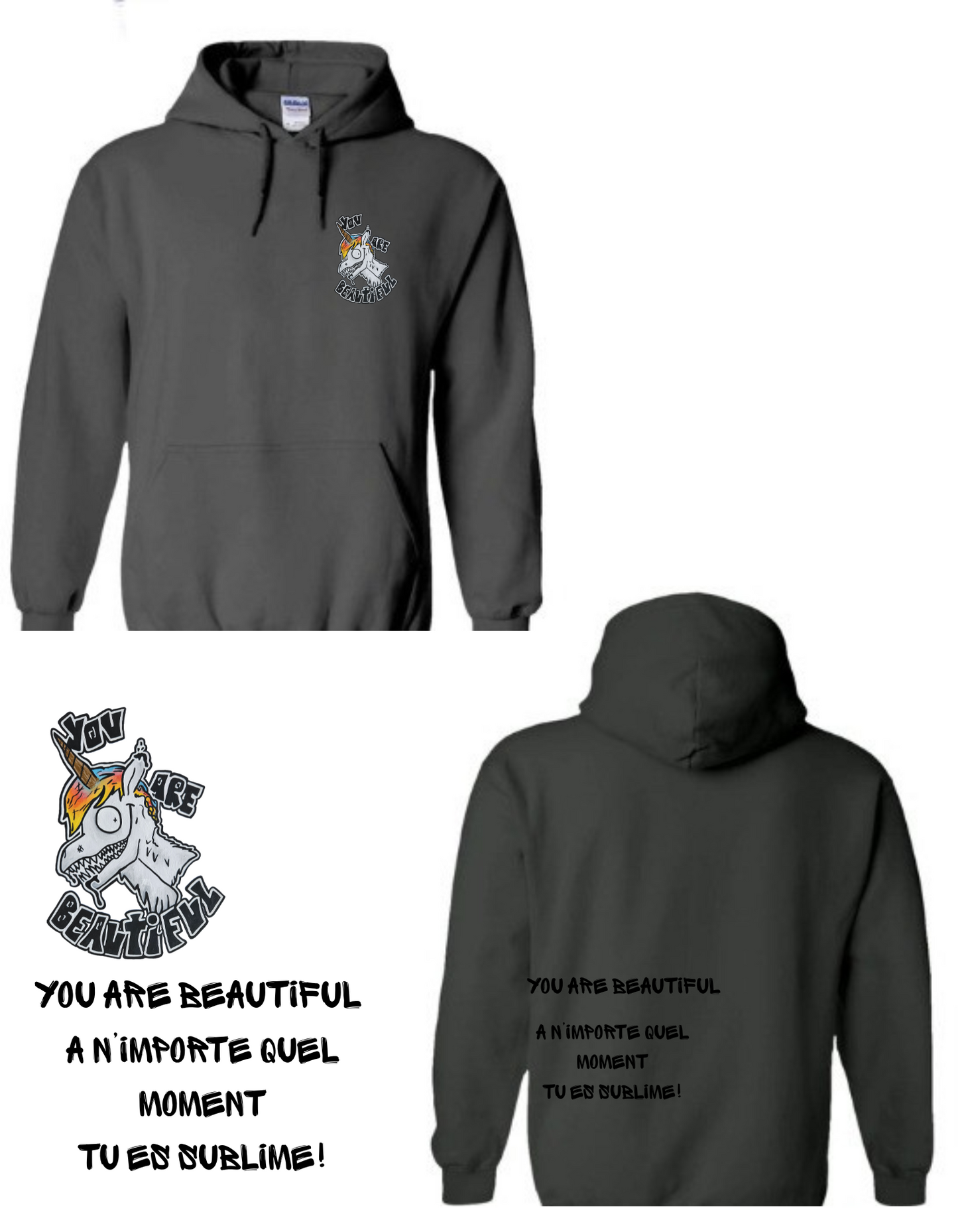 Gamme positive Hoodies You are beautiful
