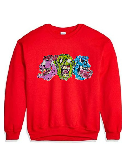 Crewneck enfant Trio zombies