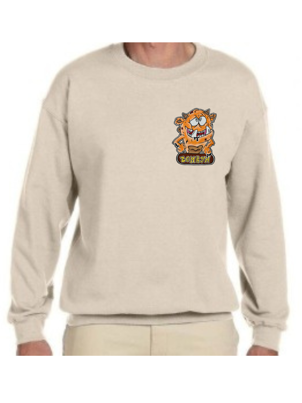 Crewneck Monstre orange