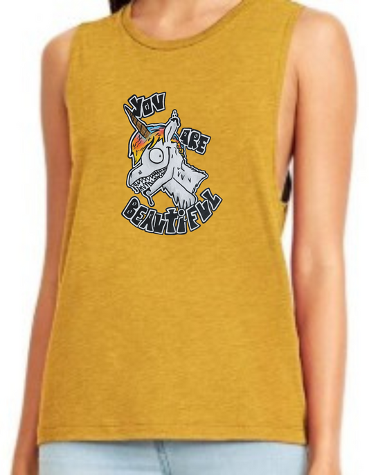 Camisole femme festival muscle You are beautiful