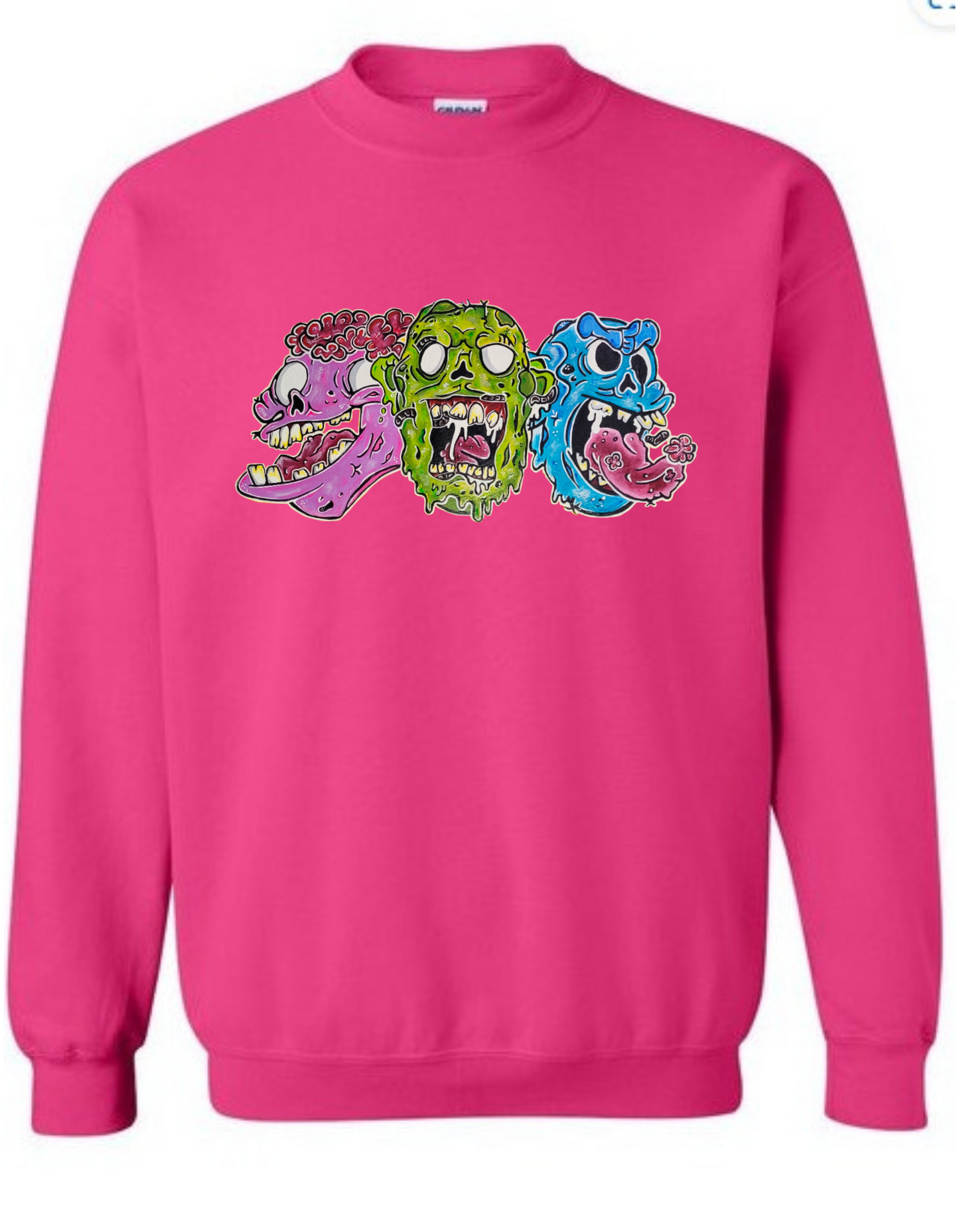 Crewneck trio zombies