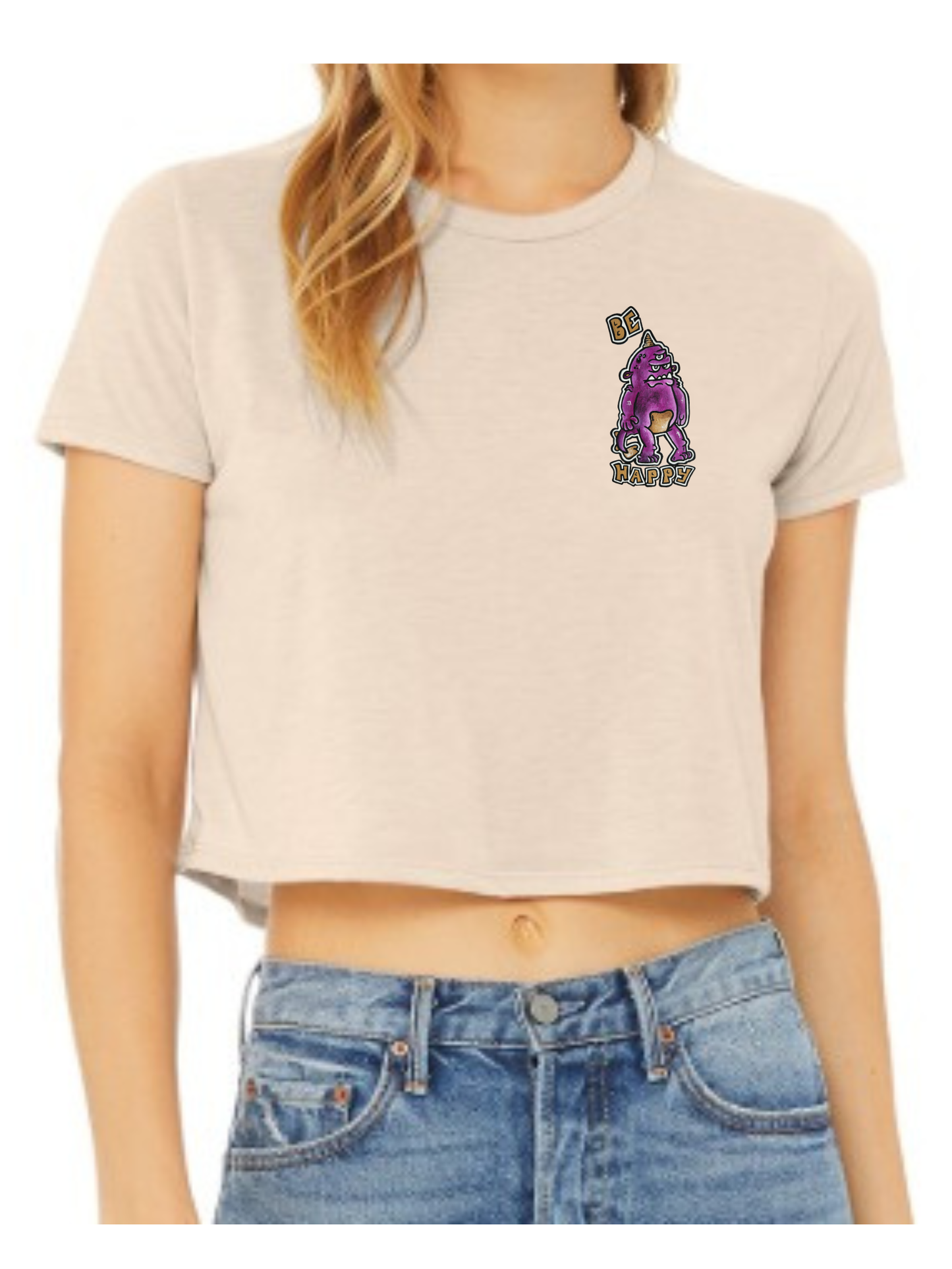 Crop top Be happy