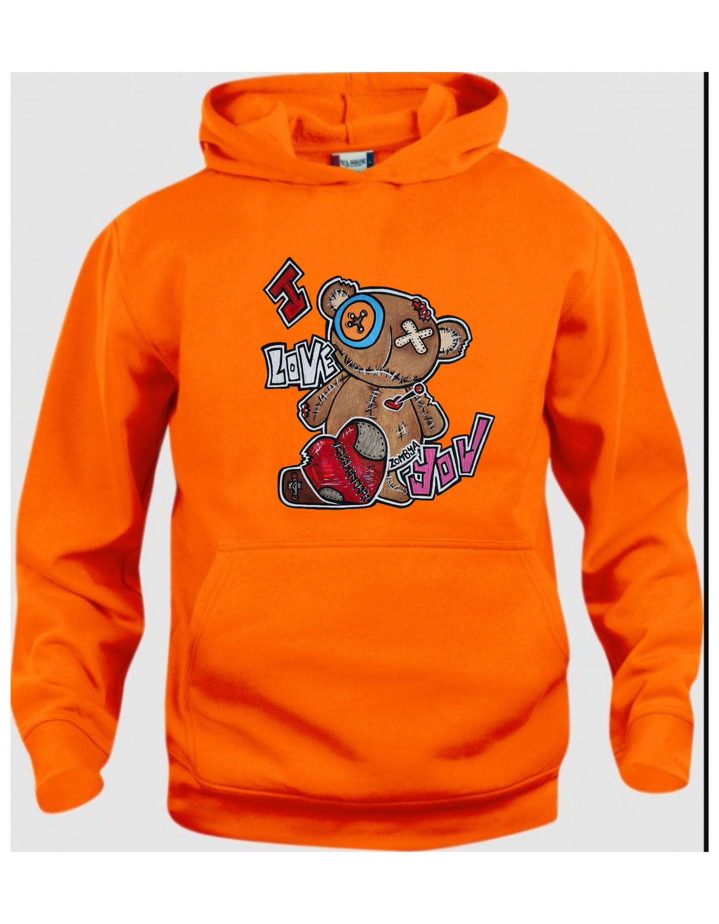 Hoodies enfant ours I love you