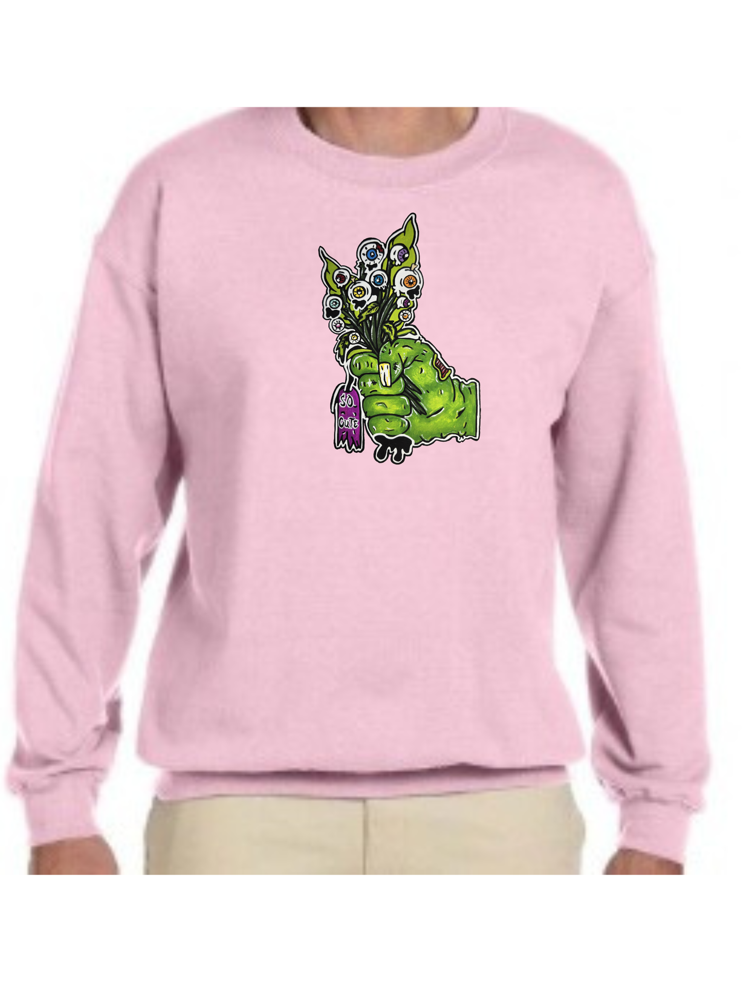 Crewneck Main zombie bouquet fleur