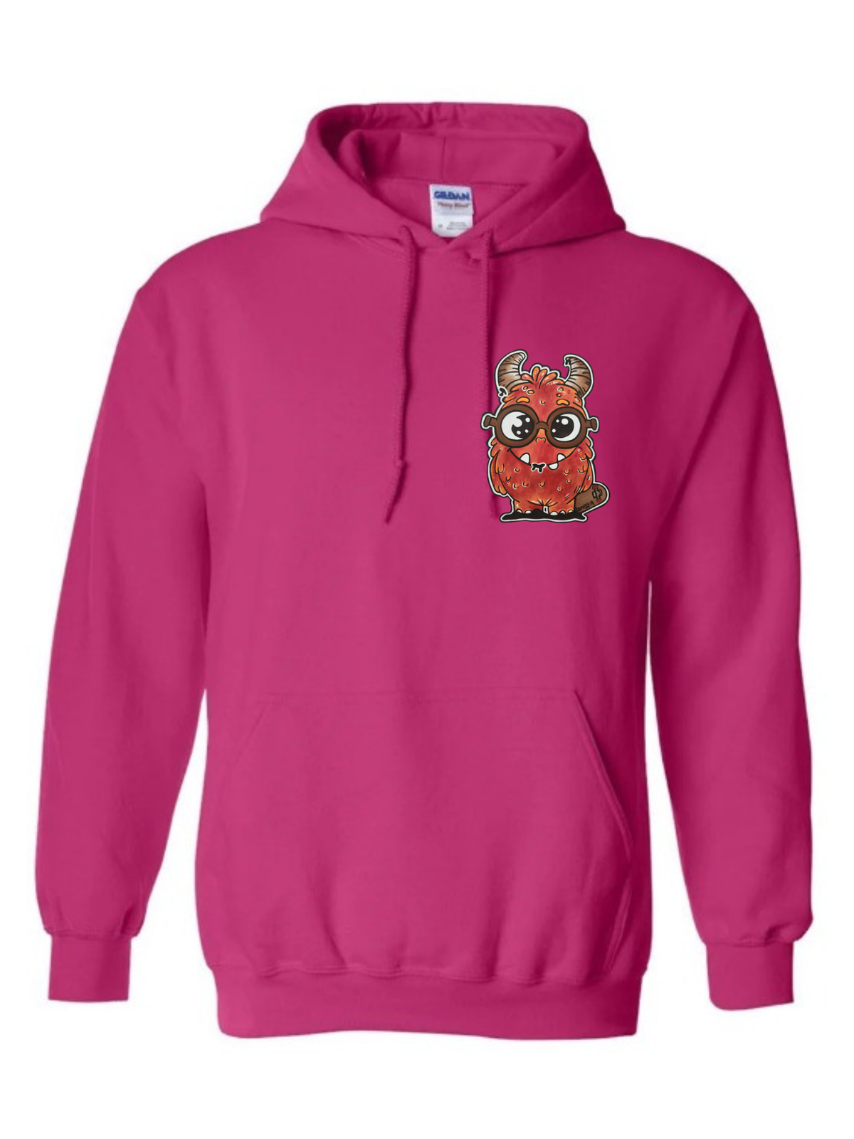 Hoodies Monstre rouge