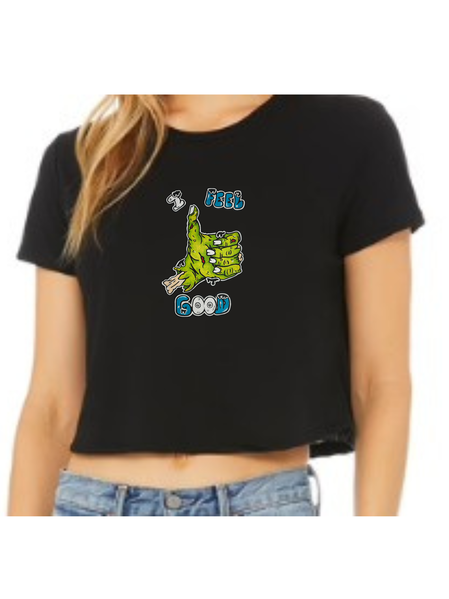Crop top I feel good