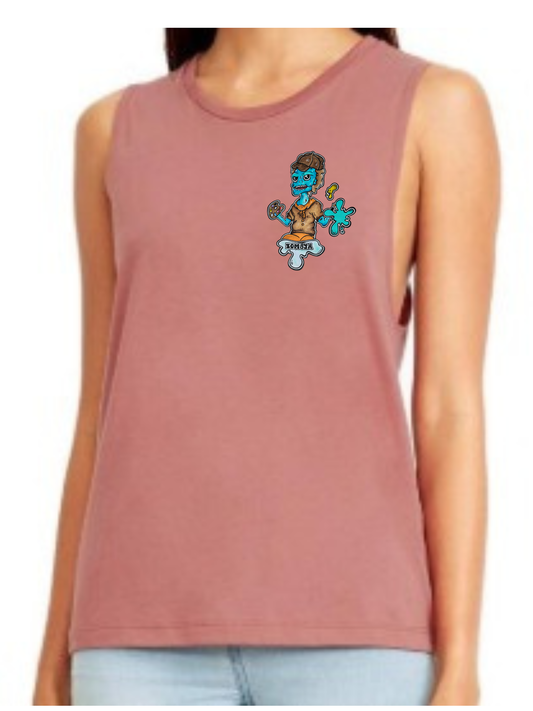 Camisole femme festival muscle Zombie artiste
