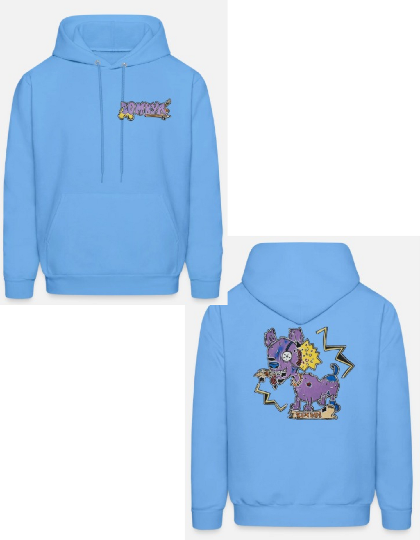 Hoodies enfant combo chien zombie