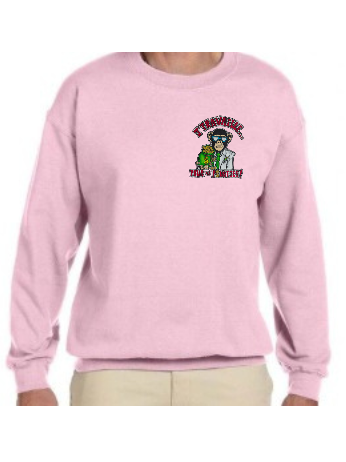 Crewneck J'travaille pour des peanuts