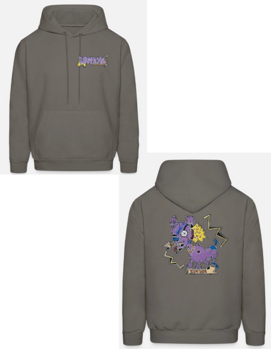 Hoodies enfant combo chien zombie