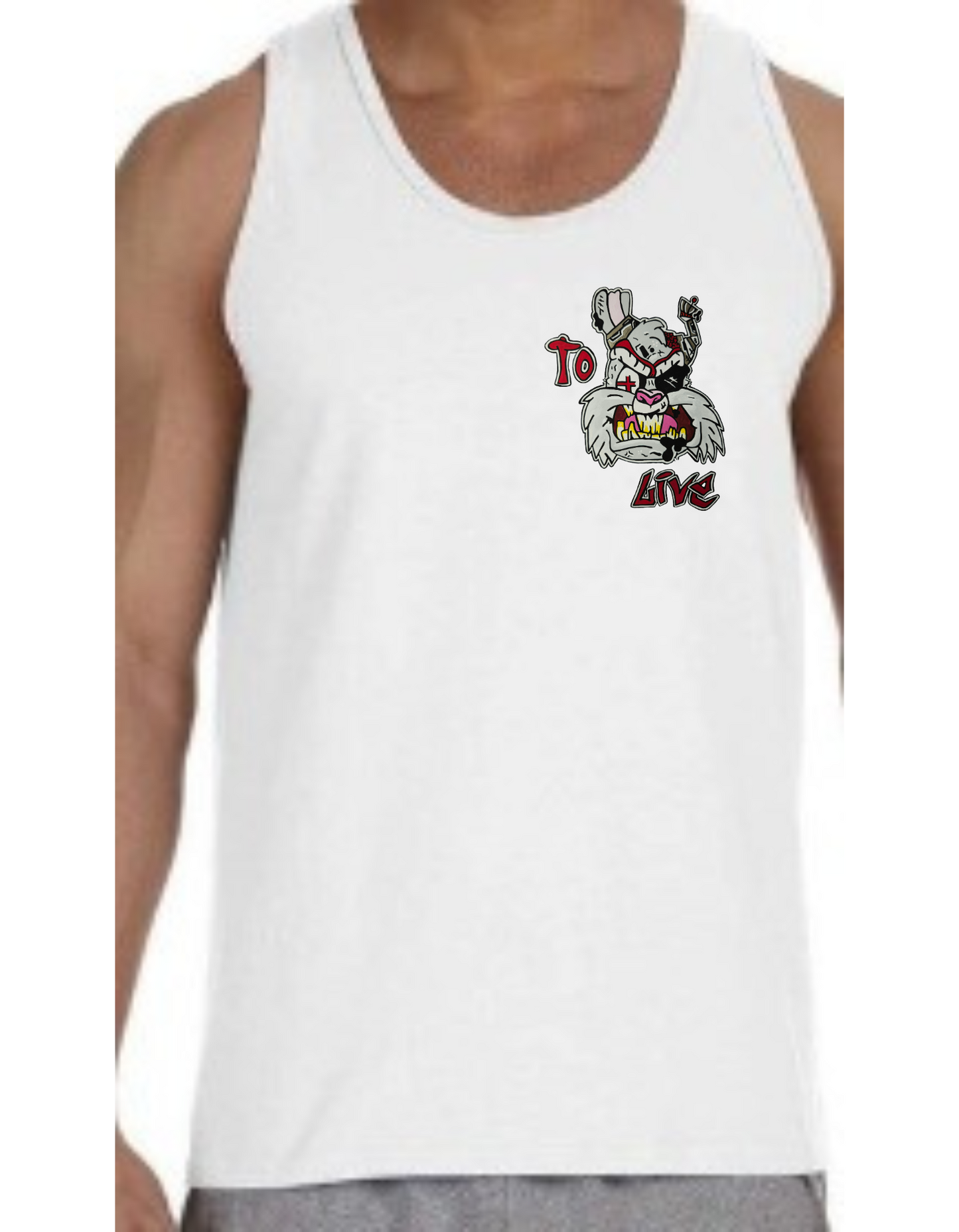 Camisole homme Lapin to live
