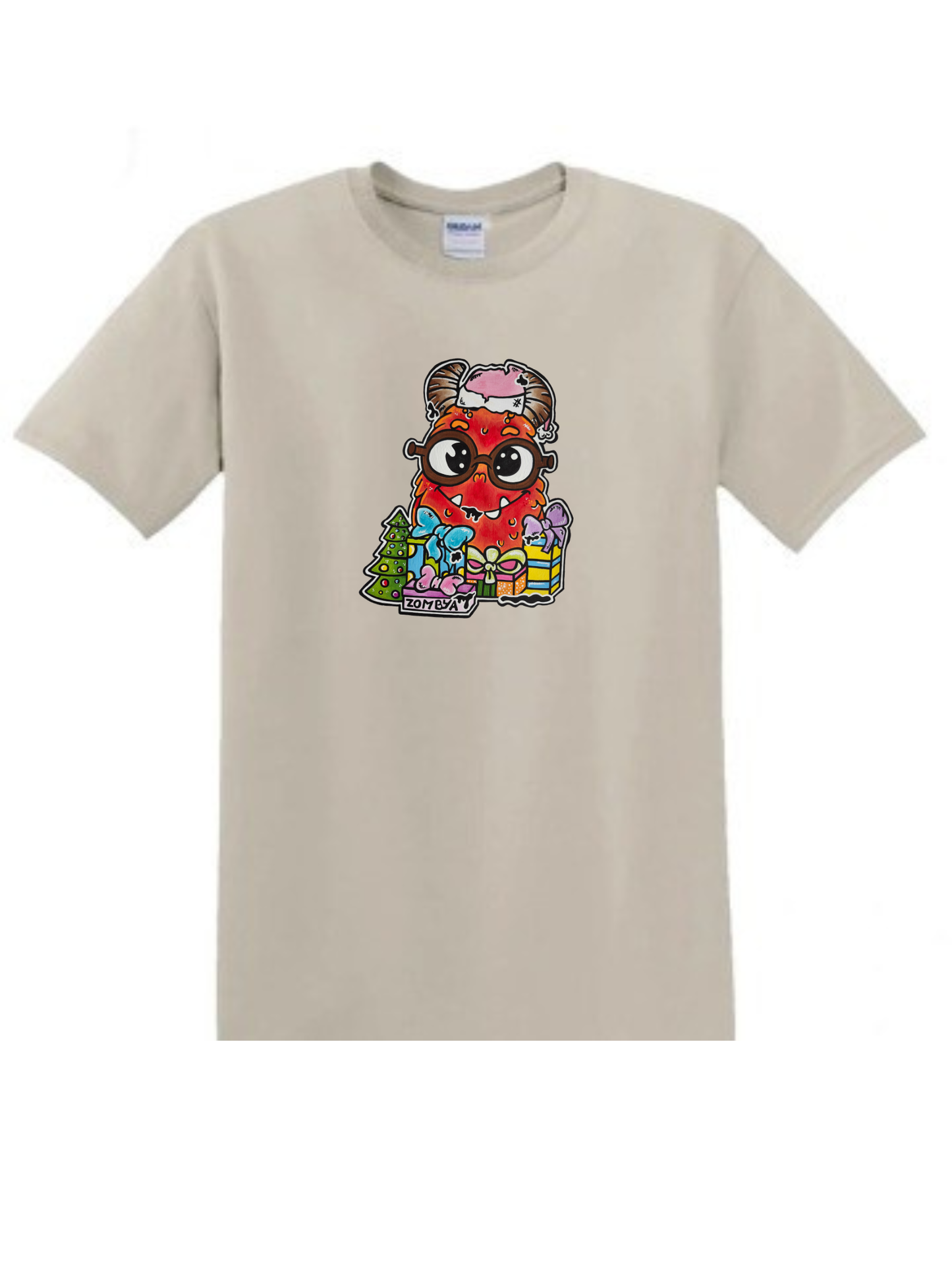 T-shirt Monstre rouge Noël