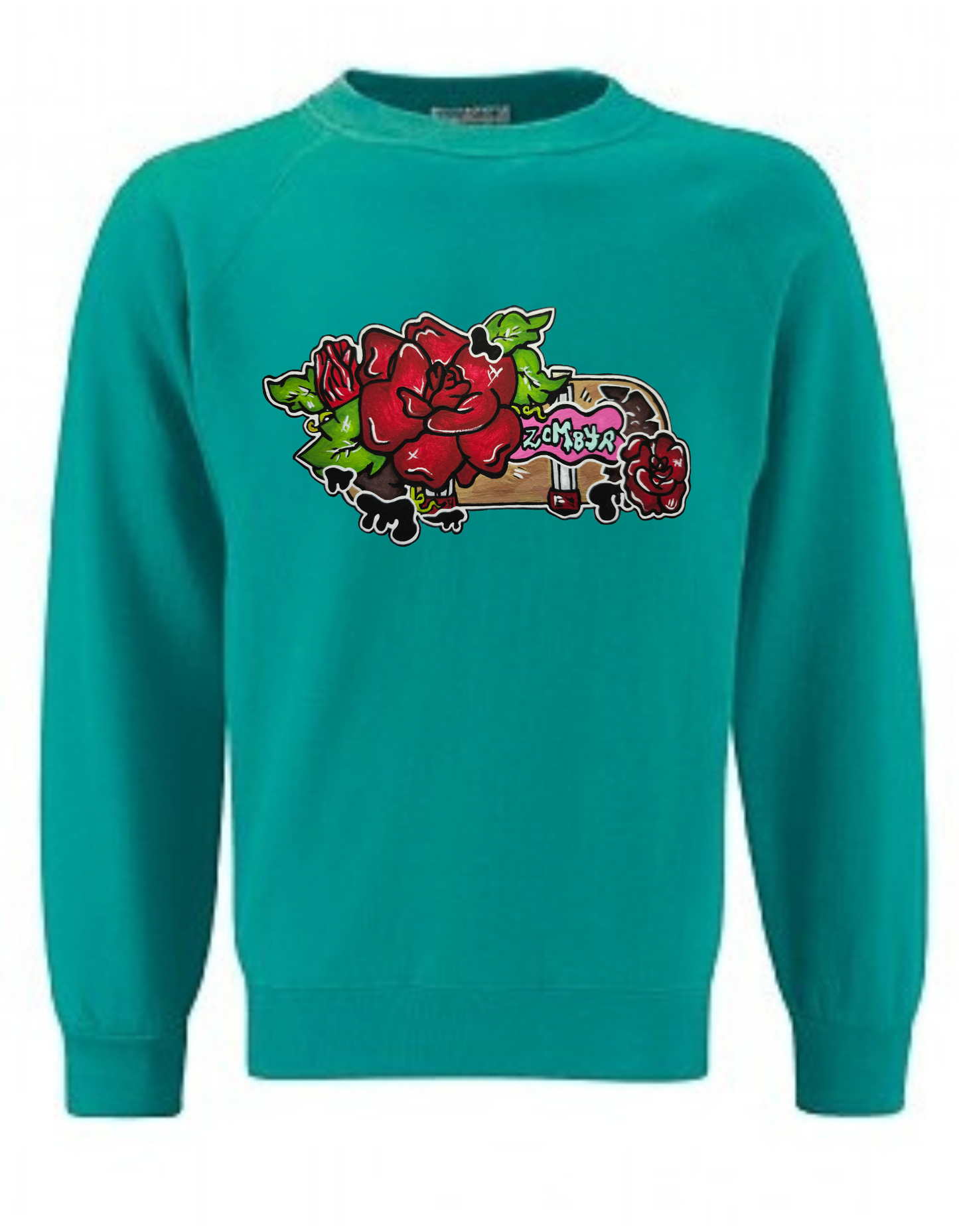 Crewneck skate fleur