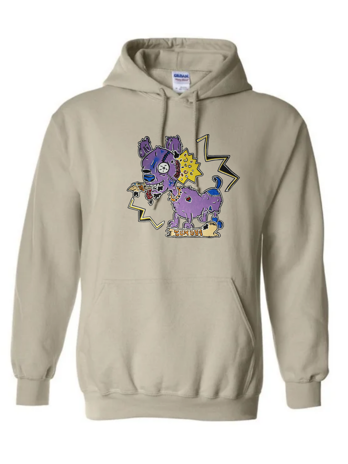 Hoodies Chien zombie