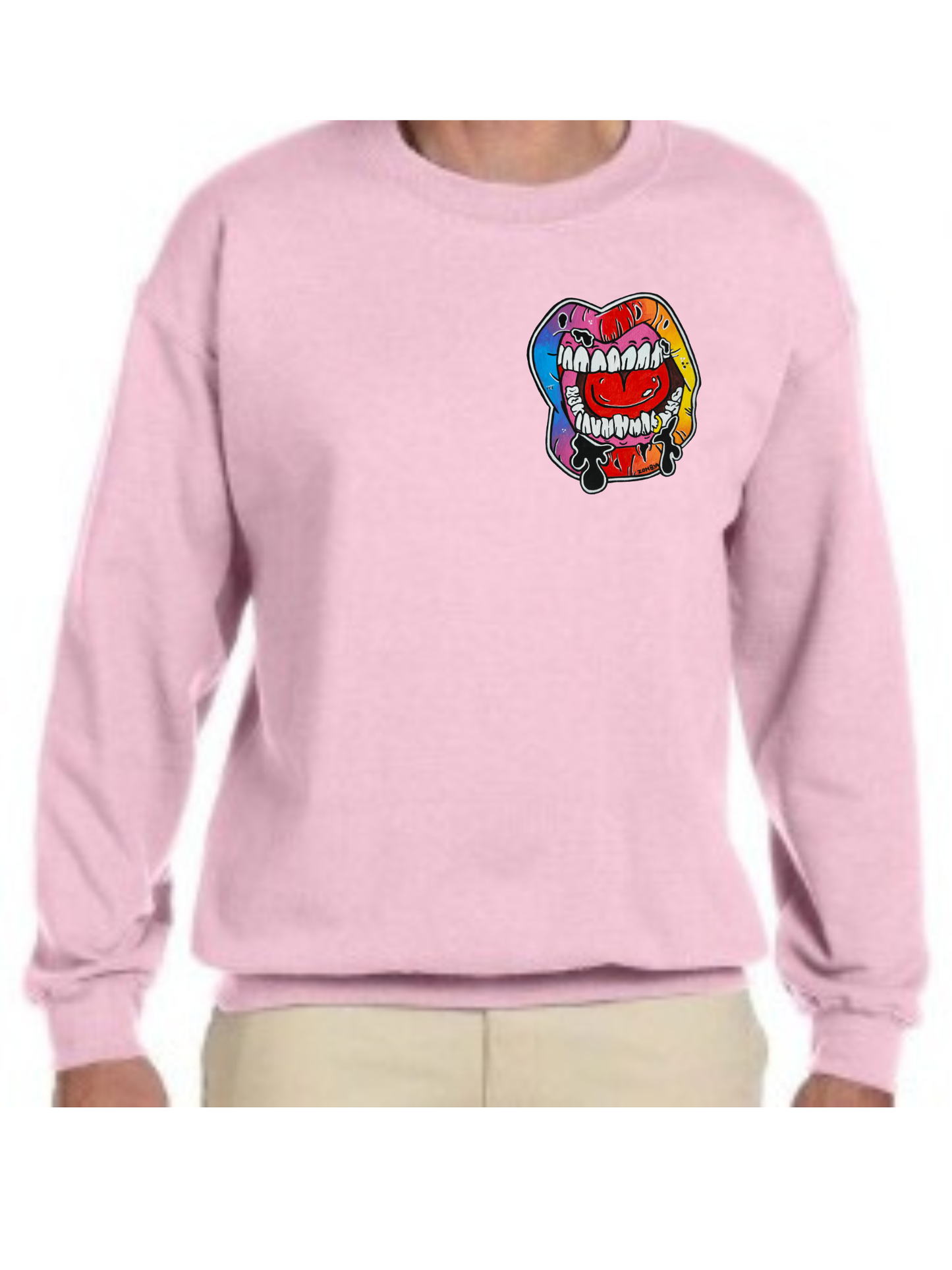 Crewneck Lèvre multicolore