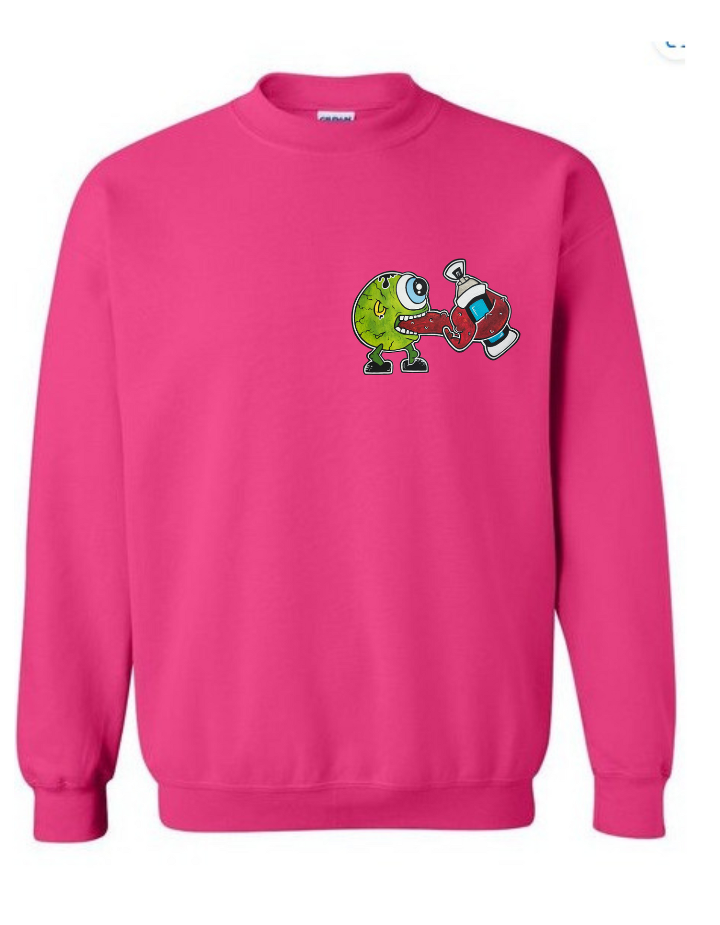 Crewneck monstre oeil vert