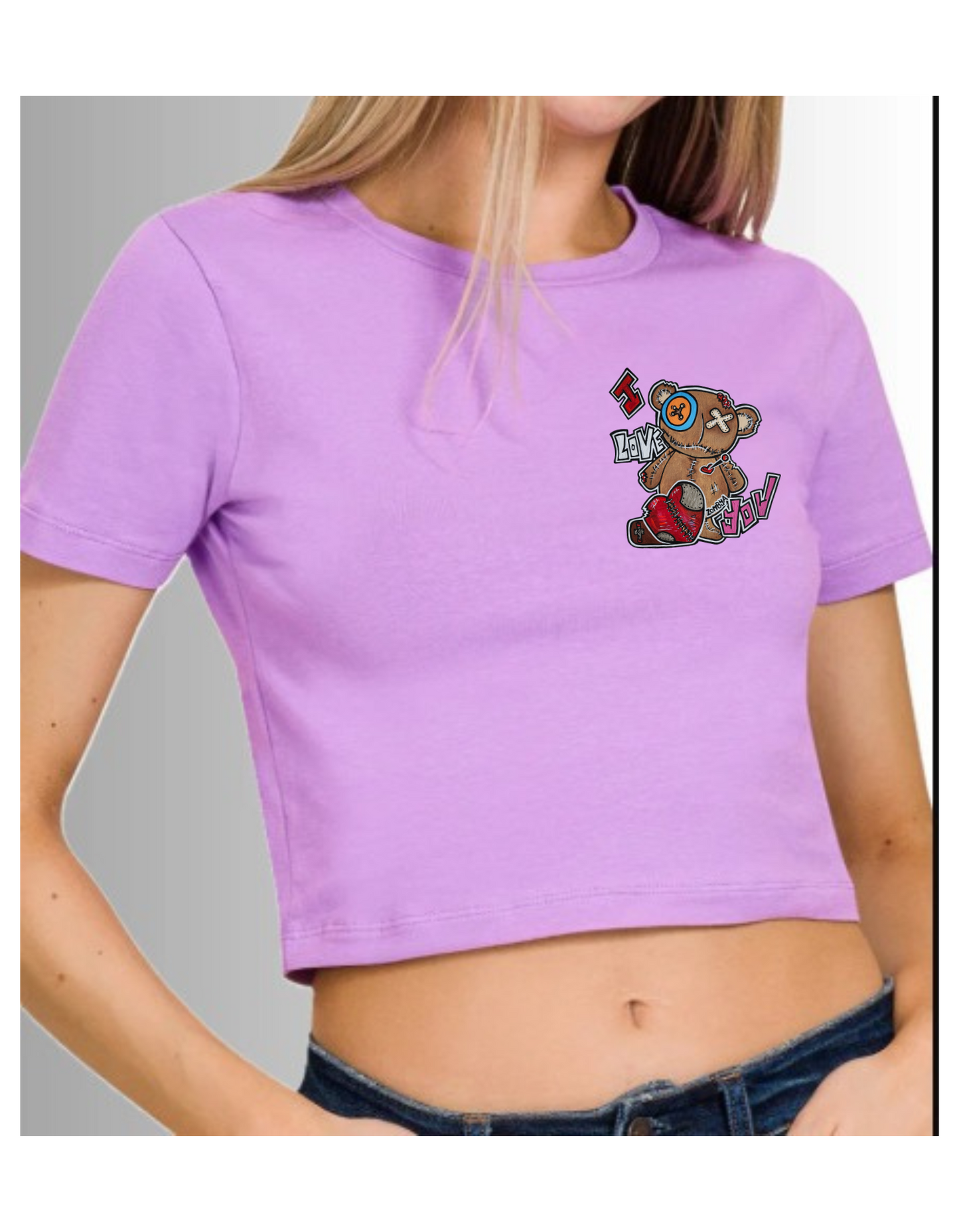 Crop top ours I love you