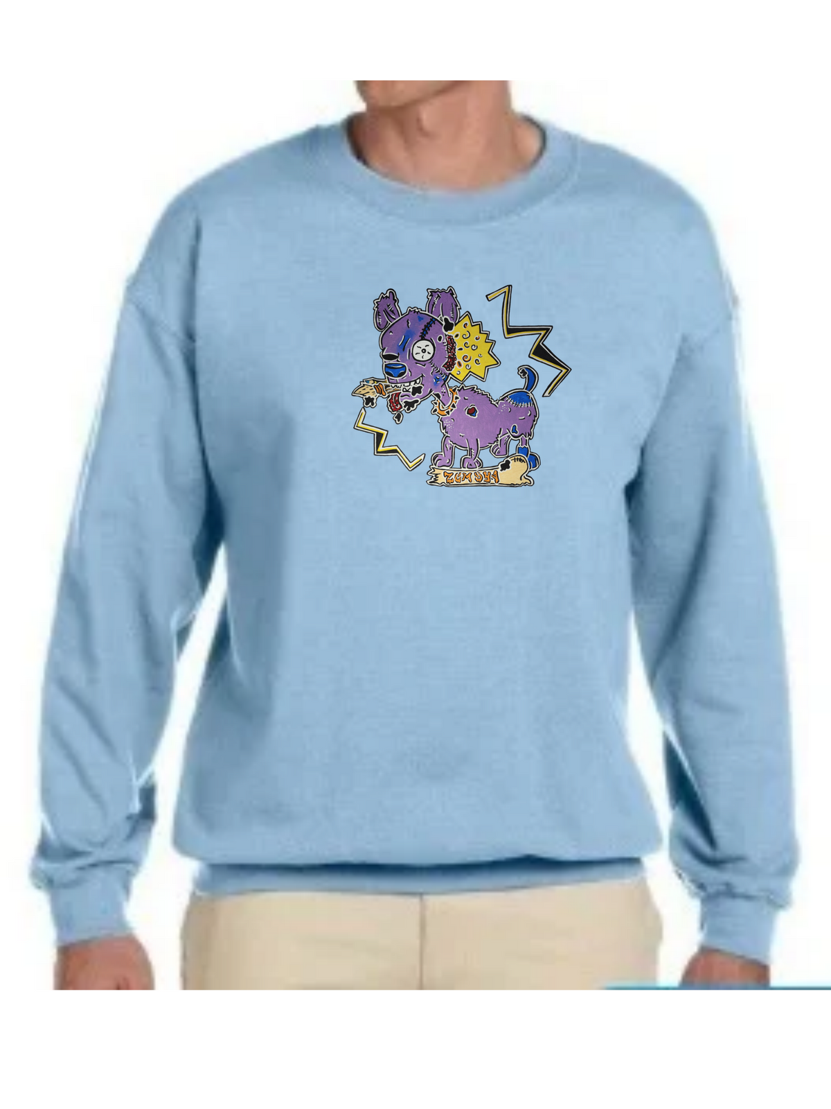 Crewneck Chien zombie