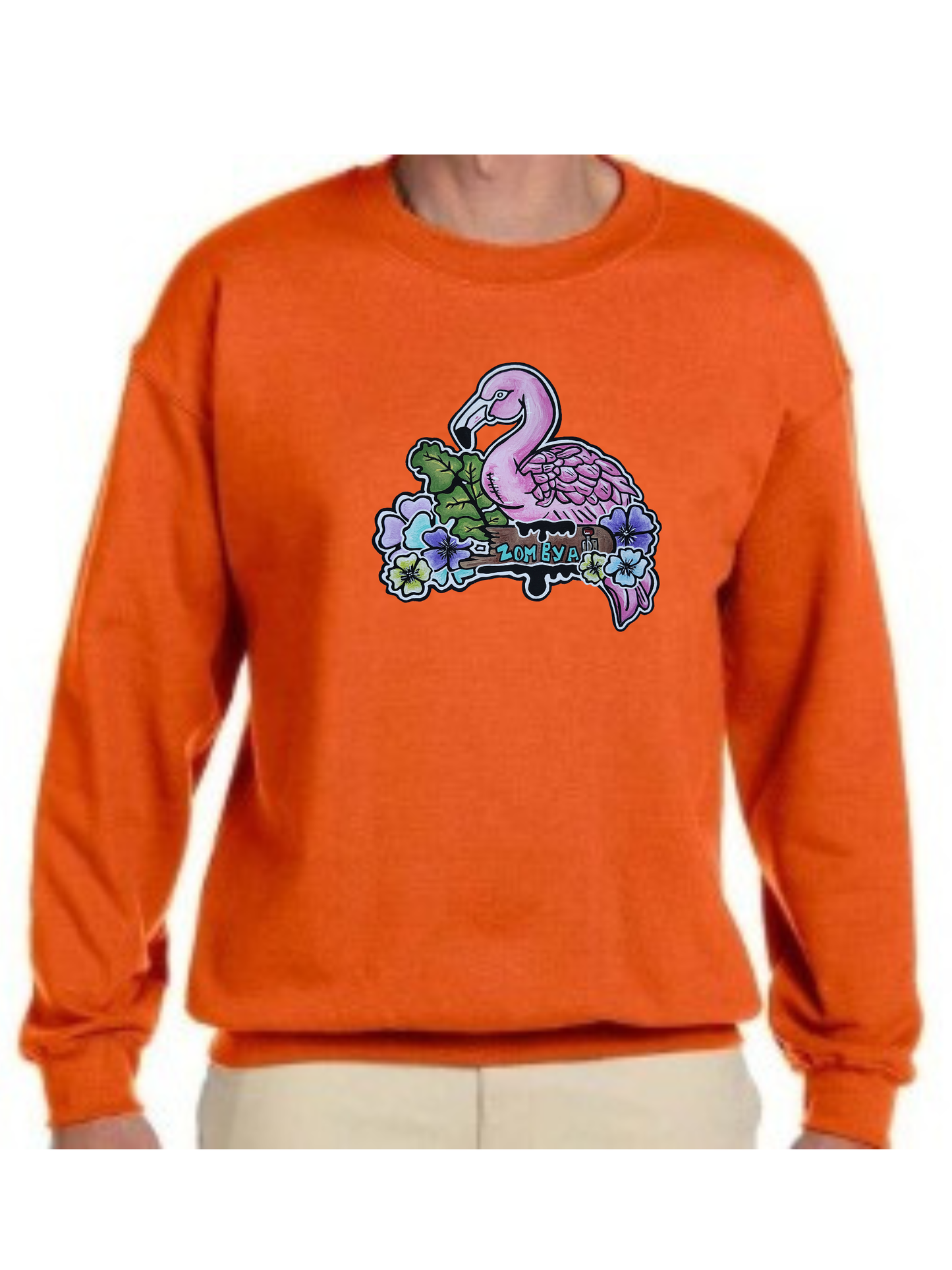 Crewneck flamant rose