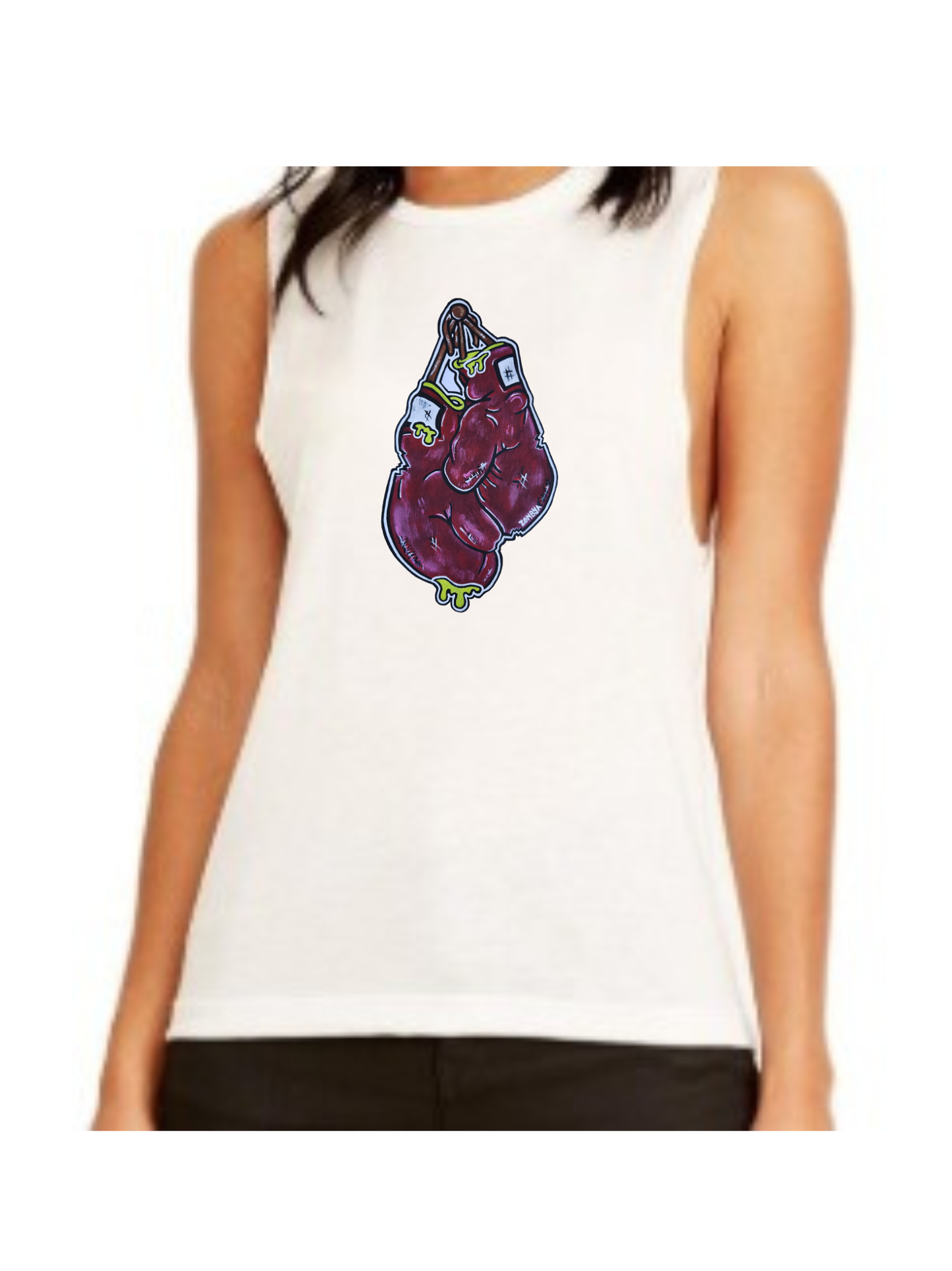 Camisole femme festival muscle Gant de boxe