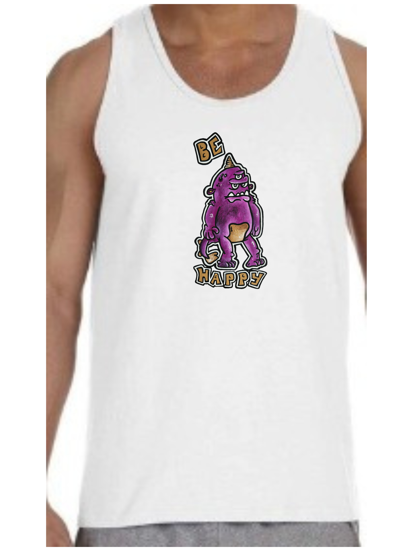Camisole homme Be happy