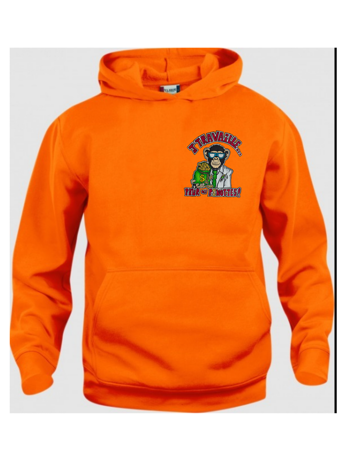 Hoodies J'travaille pour des peanuts