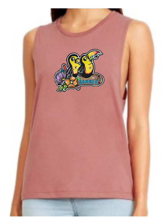 Camisole femme festival muscle Bébé toucan