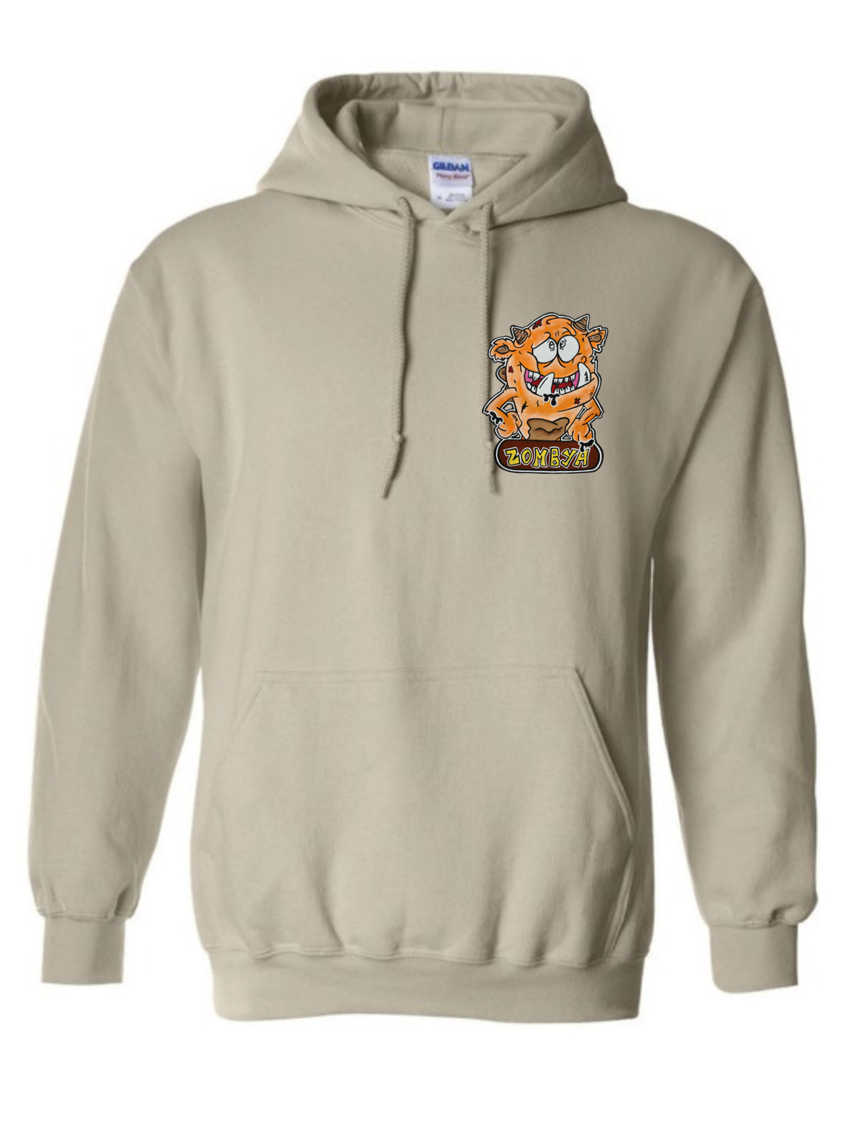 Hoodies Monstre orange
