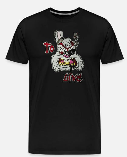 T-shirt pour les tout-petits lapin design to live