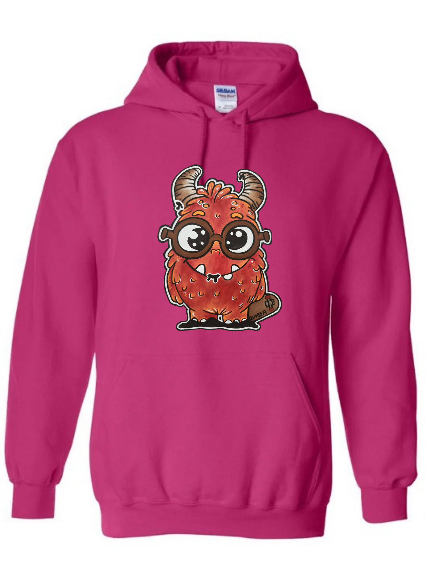 Hoodies enfant monstre rouge