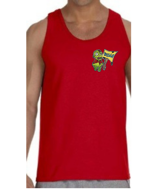 Camisole homme Zombie hello